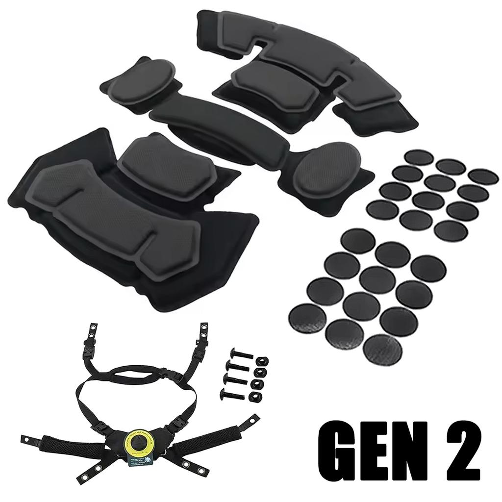 Tactical Wendy Helmet Adjustable Suspension System Fast MICH Helmet Protective Pads Gen4 Memory Spongy Foam Pad Helmet Accessory
