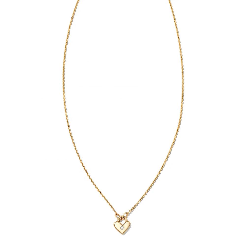 Jewelry Psj 925 Sterling Silver Pendant Unique Fashion Jewelry 925 Silver Heart Necklaces Dainty Gold Plated Necklace