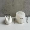 Concrete Toothbrush Holder Inserted Silicone Mold Cute Animal Rabbit Design Bathroom Supplies Office Pen Insert Mold