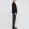 Uniqlo Solid Color Single Breasted Blazer Men Blazers Black 425422-09