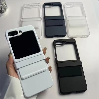 Luksusowe Silikonowe Elastyczne Pasek Zawias Odporne na Wstrząsy Etui na Telefon dla Samsunga Z Flip 6 5 4 3 ZFlip 6 ZFlip 5 Składane Twarde PC Solidne Etui