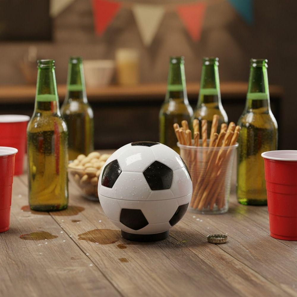 Press Type Football Bottle Opener Magnetic Drink Bottle Lid Opener Party