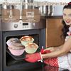 SHGO-Fermentation Basket 1Set/4Pcs Large Capacity Home Oven Baking Dough Fermentation Bowl Folding High Temperature