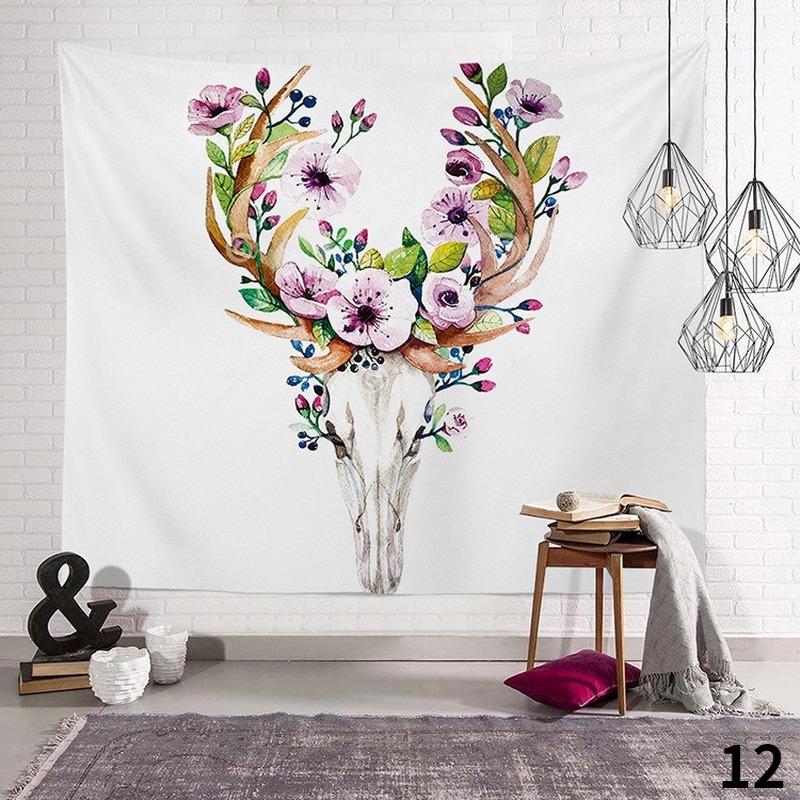 Wandteppich mit tropischen Pflanzen, Palmblättern, für den Sommer, Grünpflanzen, Party für die Inneneinrichtung, Ästhetik, Wandteppich mit Blättern