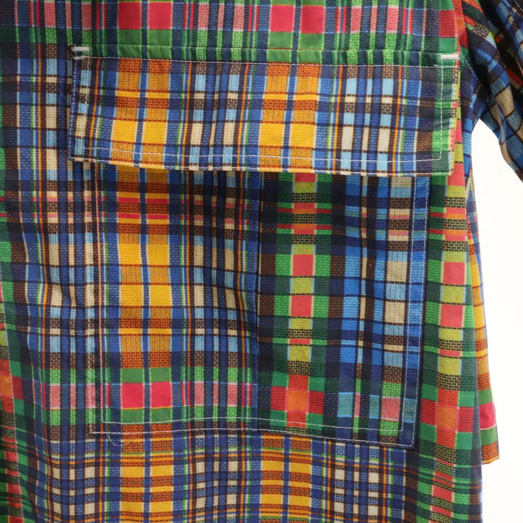 TOGA PULLA Check Pattern Short sleeve Shirt dress 36 Multi Women Used