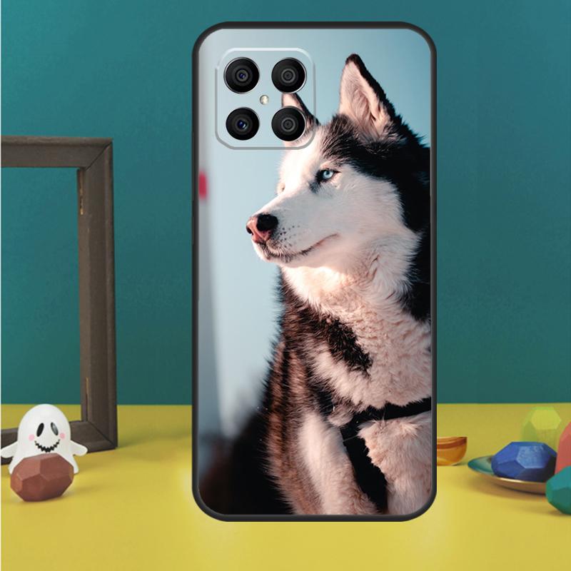 Siberian Husky Sled Dog Case For Honor 200 Pro X9b X9a X8b X8a X8 X9 X9c 50 70 90 Lite Honor Magic 5 6 7 Pro Cover