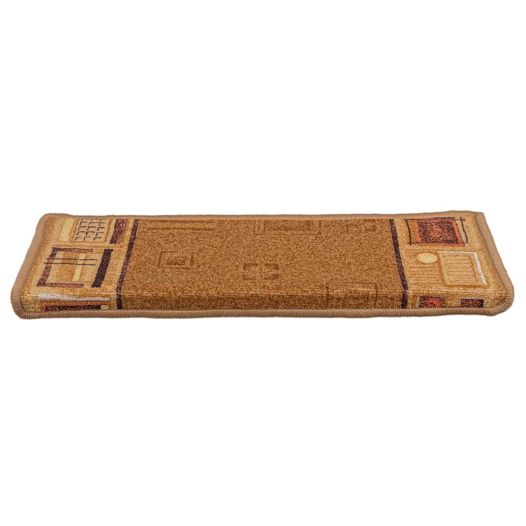 VidaXL Stufenmatten Selbstklebend 10 Stk. 65x21x4 cm Beige