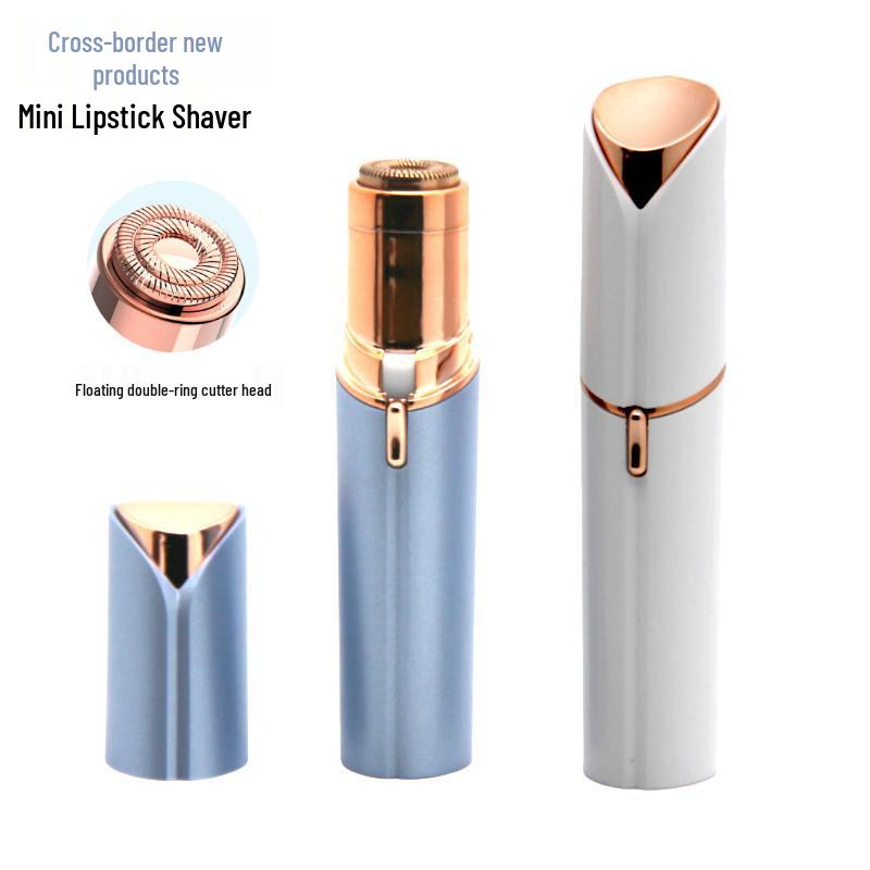 USB Mini Electric Floating Dual-Blade Women's Lipstick Shaver & Epilator