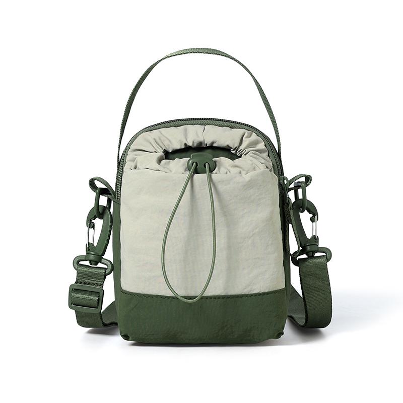 Leichte Handy-Tasche Damen Mehrschichtige Schulter-Umhängetasche Sport Wasserflaschentasche