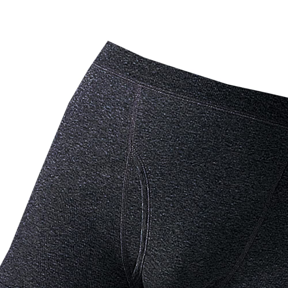 Boxer Soft Antibacterial and Deodorizing Front Set of Black [Gunze] Shorts, Underwear, 100% Cotton, Treatment, Opening, 4, SV6190, Men's, New,