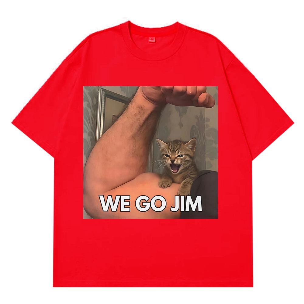 Lost In The Sauce Funny Cat Meme T Shirt Men Women Hiphop Clothing Tshirts Shortsleeved Loose Casual Cotton Harajuku Tshirts