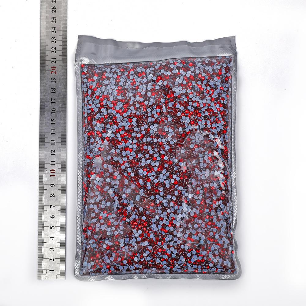 Weichen Imitation Austrian Hot Diamond Big Bag, Grid Glue Glass Rhinestone Hot Melt Glue Bottom Drill Clothing Accessories