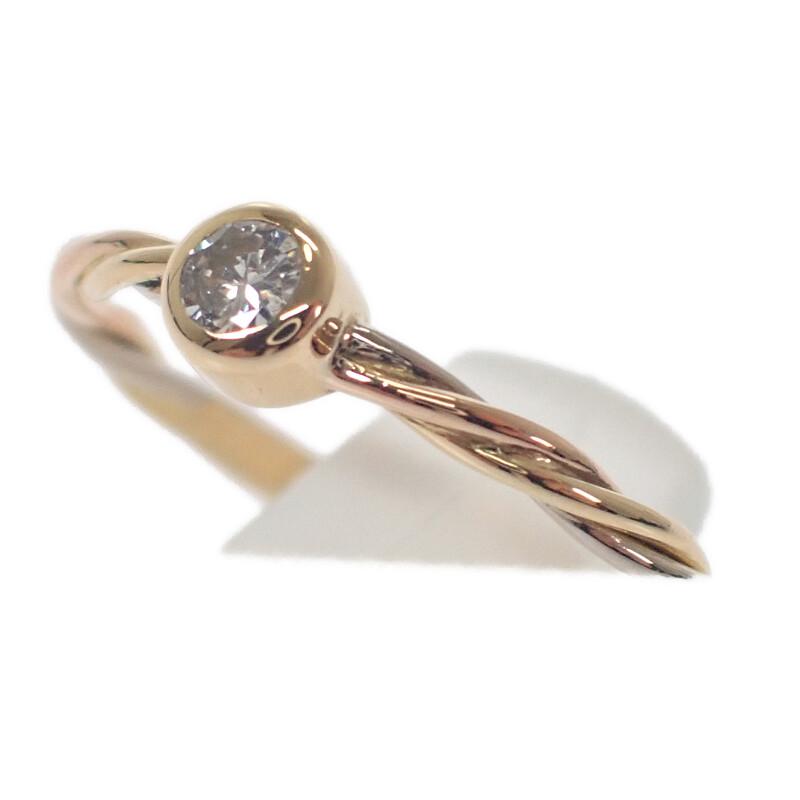 CARTIER  #9.5(JP Size) ring K18 yellow gold/K18 Pink Gold Women