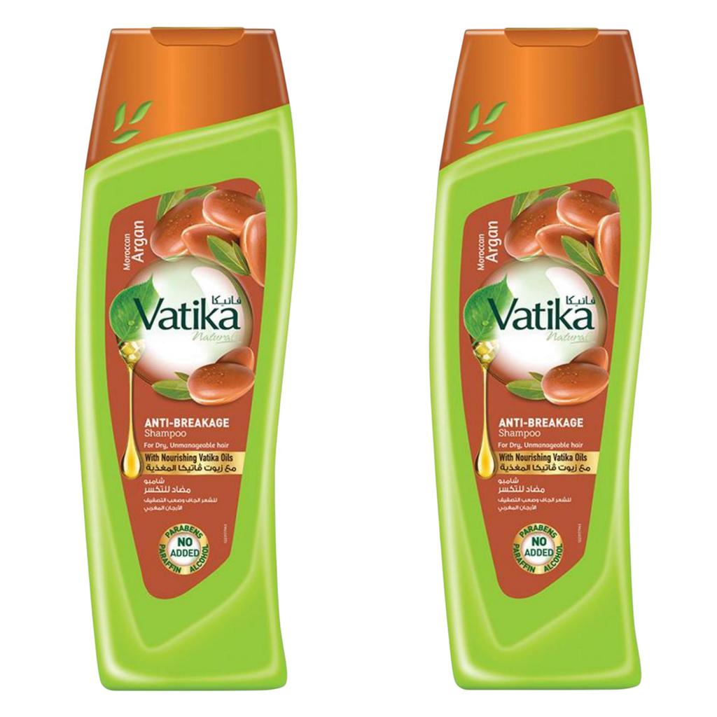 Exotisk Glans & Mjukhet Schampo Vatika Dabur | Marockanskt Argan | Mot Håravfall | För Torrt och Okontrollerbart Hår