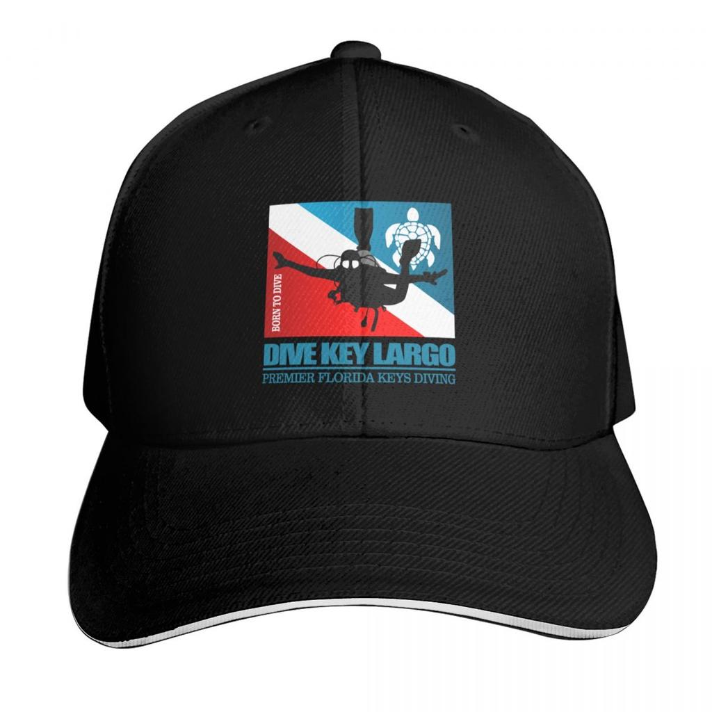 Dive Key Largo (DF) Baseball Cap Fishing Caps Unisex Cosplay Hats On Offer Fishing Hat Womens Unisexs