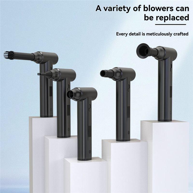 LED Display Brushless Jet Fan Electric Air Duster Mini Turbo Dust Removal Jet Dry Blower