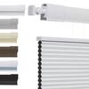 No Tools No Drill Top Down Bottom Up Honeycomb Blinds for Windows, 1" Cell Fabric Cordless Thermal Insulated Noise Reduction