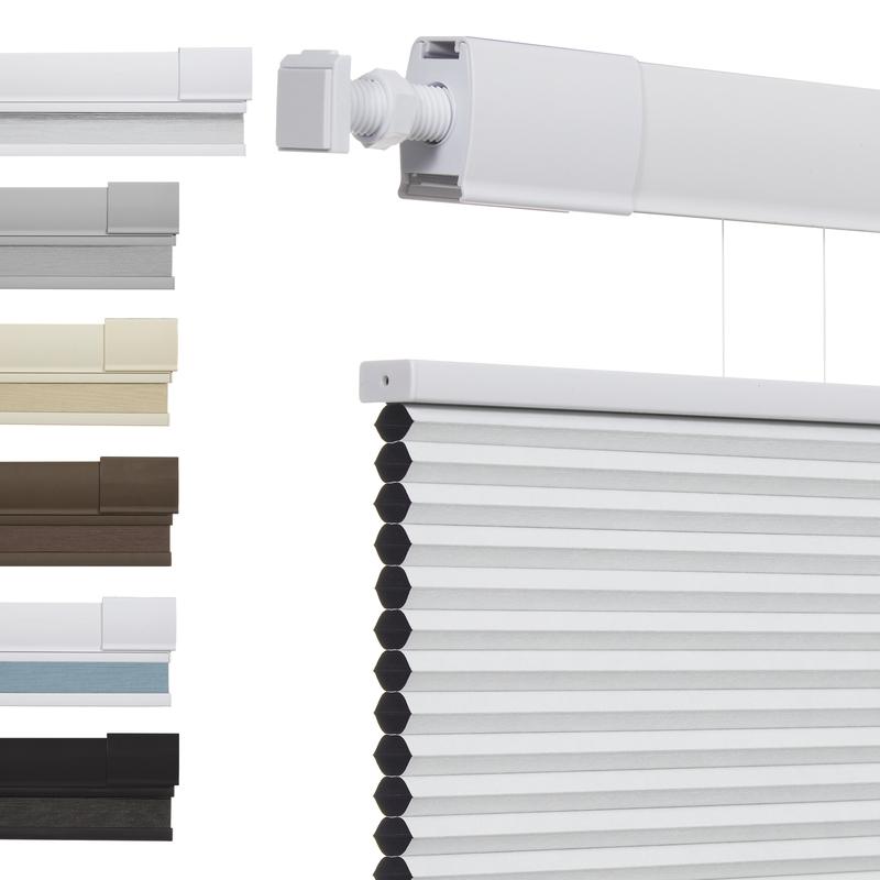 No Tools No Drill Top Down Bottom Up Honeycomb Blinds for Windows, 1" Cell Fabric Cordless Thermal Insulated Noise Reduction