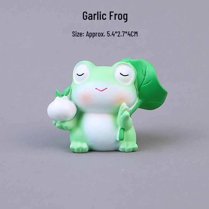 Happy Frog Emotional Healing Ornament - Cute Desktop and Car Decoration, Decompression Birthday Gift