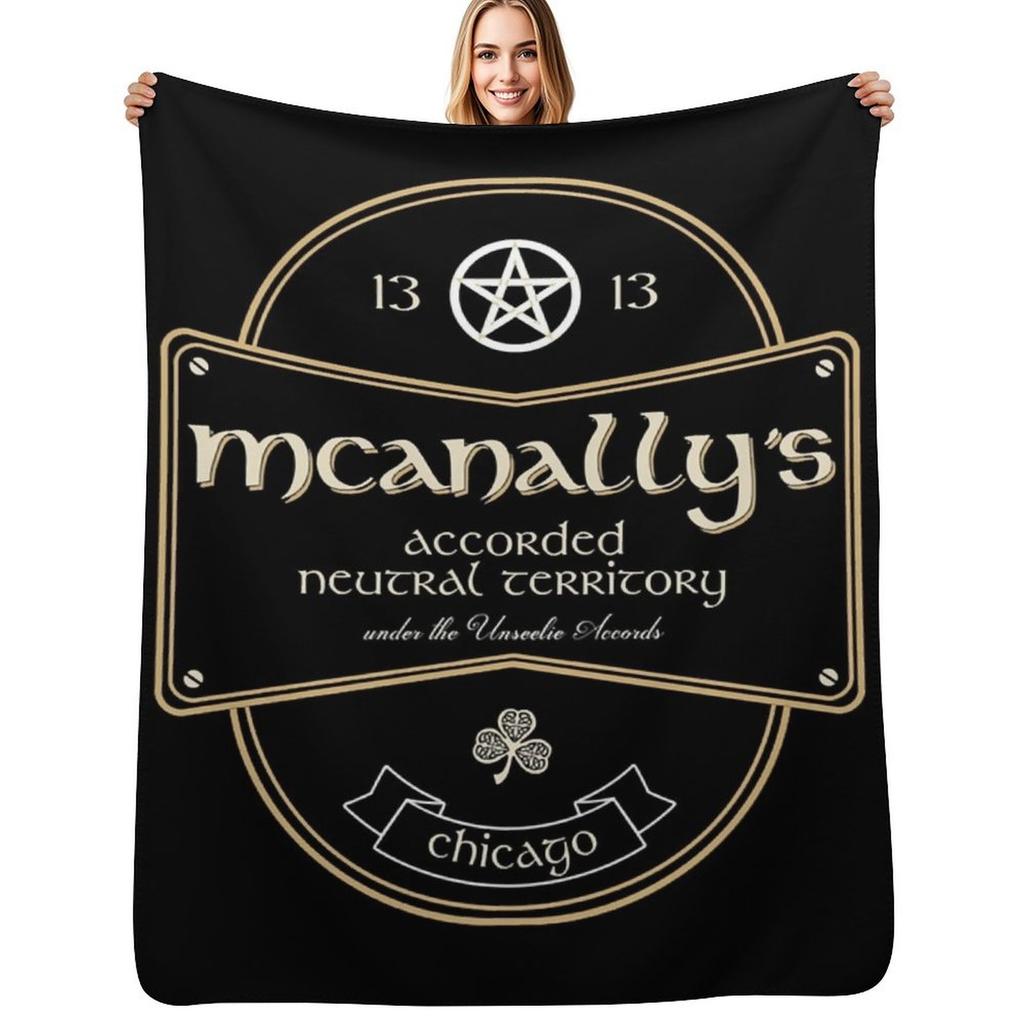Wizard Beer Throw Blanket Machine Washable Soft Warm Blanket