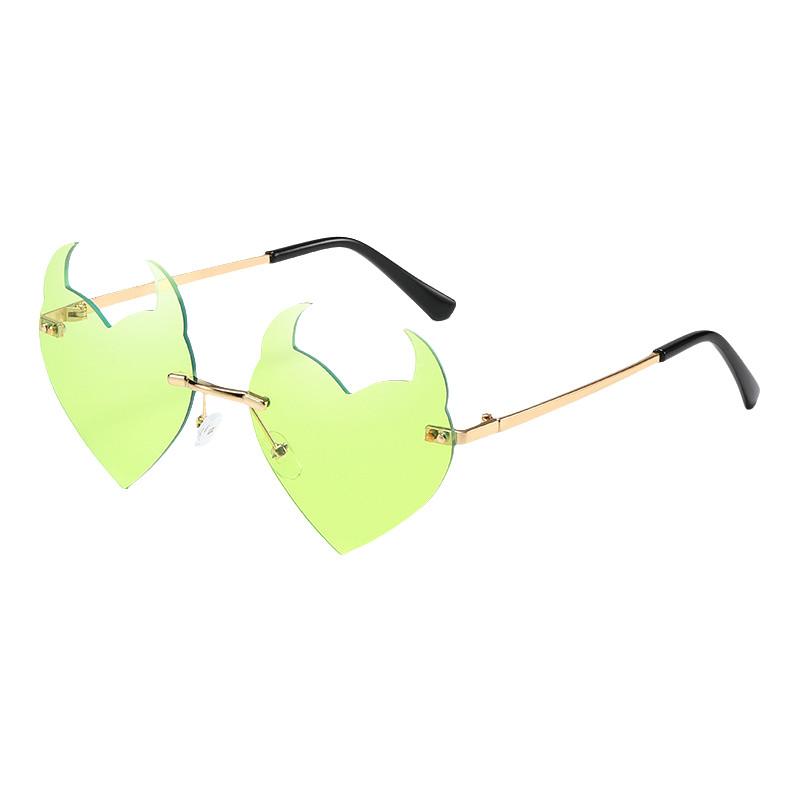 Trendy Stylish Irregular Sunglasses For Parties And Festivals With Uv380 Protection