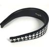 Dior 35HBP988X132 Houndstooth logo Headbands Hair Accessories Hairbands