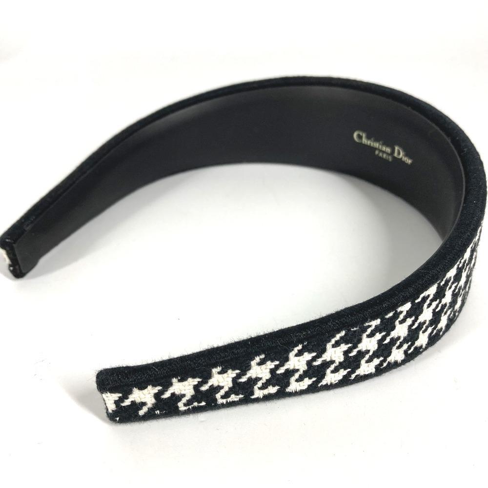 Dior 35HBP988X132 Houndstooth logo Headbands Hair Accessories Hairbands