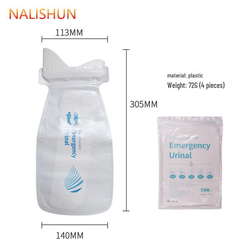 Portable Women's Urinal Bag for Car Travel - Disposable & Universal