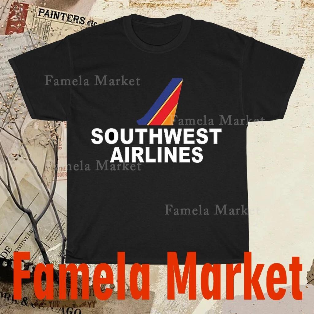 Southwest Airlines Logo TEE T-Shirt Funny American Size S to 5XL T-Shirt L