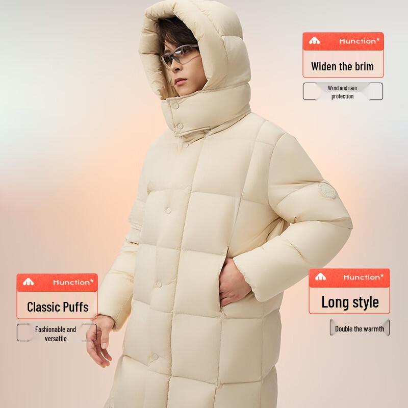 Meilicheng Long 90% Goose Down Puffer Jacket
