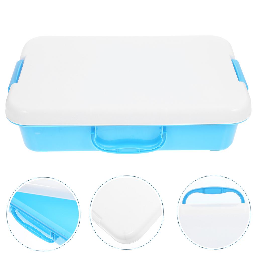 Sand Table Storage Box Handheld Sandbox Sand Tray With Lid Portable Sandbox Kids Sand Tray Toy Portable Handheld