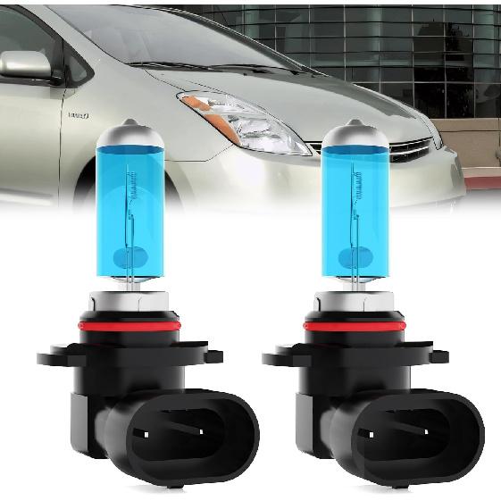 

Headlight Bulbs Compatible With Toyota Prius 2004-2009, 9003 High Low Beam Headlights Halogen Light Bulb, Super Bright 6000K White, Plug and Play, Compatible With Toyota Pr