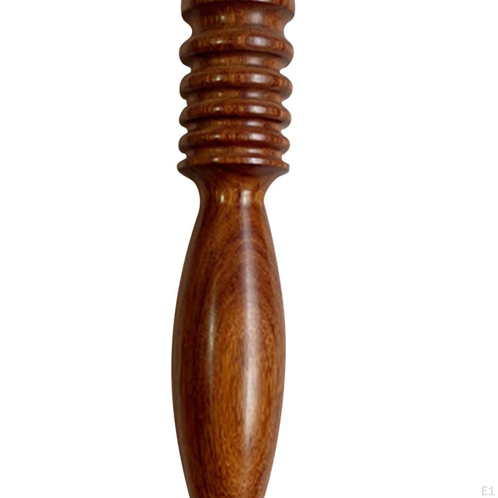 Handgefertigtes Holz- und Leder-Polierwerkzeug für DIY-Kunsthandwerksprojekte