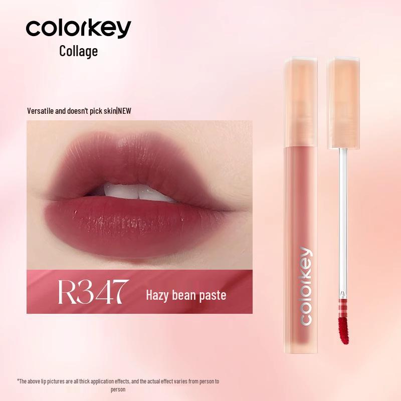 Colorkey Matte Black Satin Lip Tint - Moisturizing & Affordable Lip Clay for Students