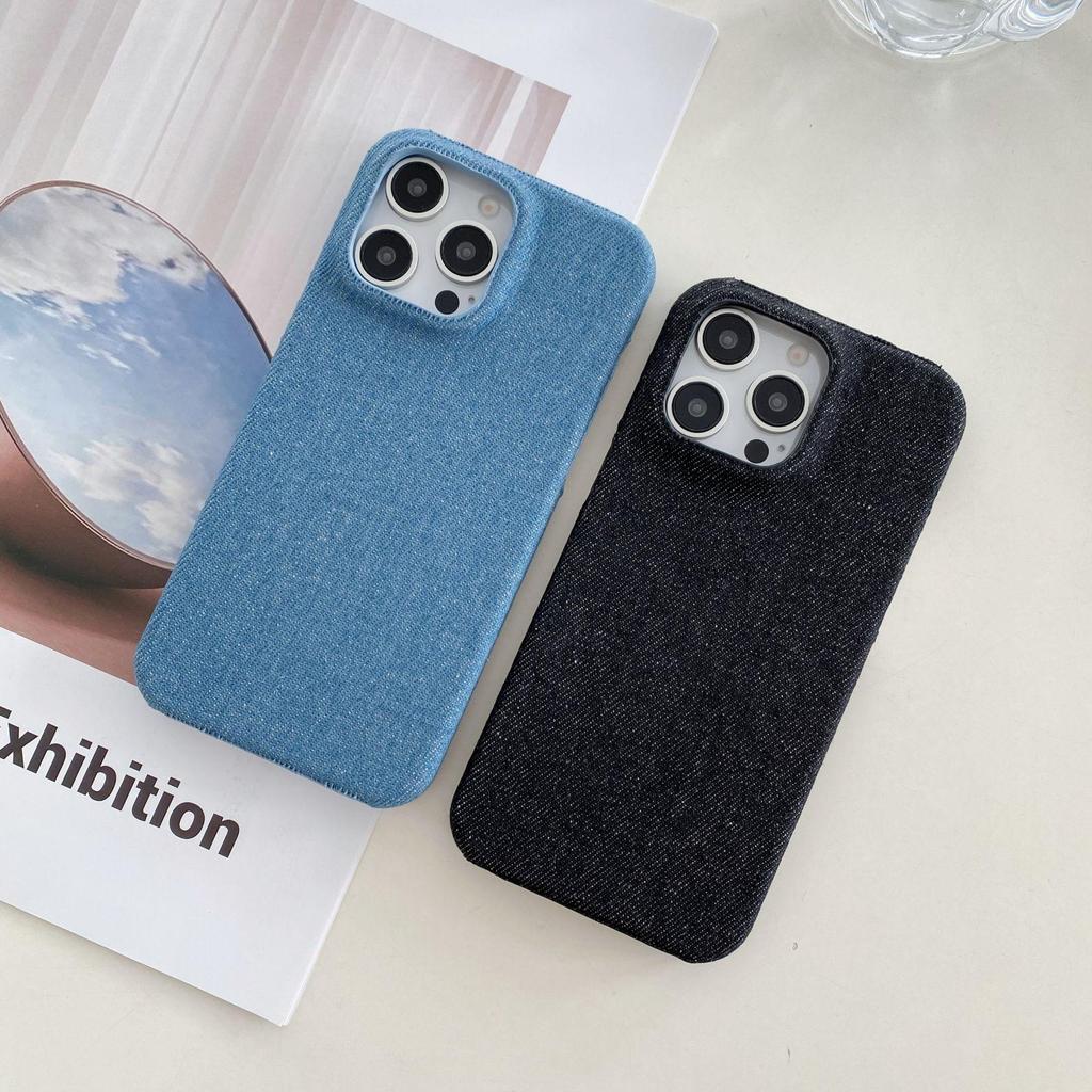 Denim Hard Case for iPhone 15-17 Pro/Pro Max