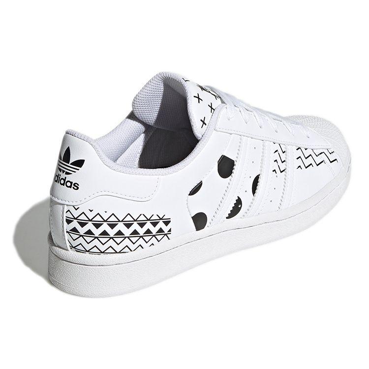 Adidas Originals Comfortable Casual Durable Low-Top Skate Shoes Women Sneakers Black White GW3309