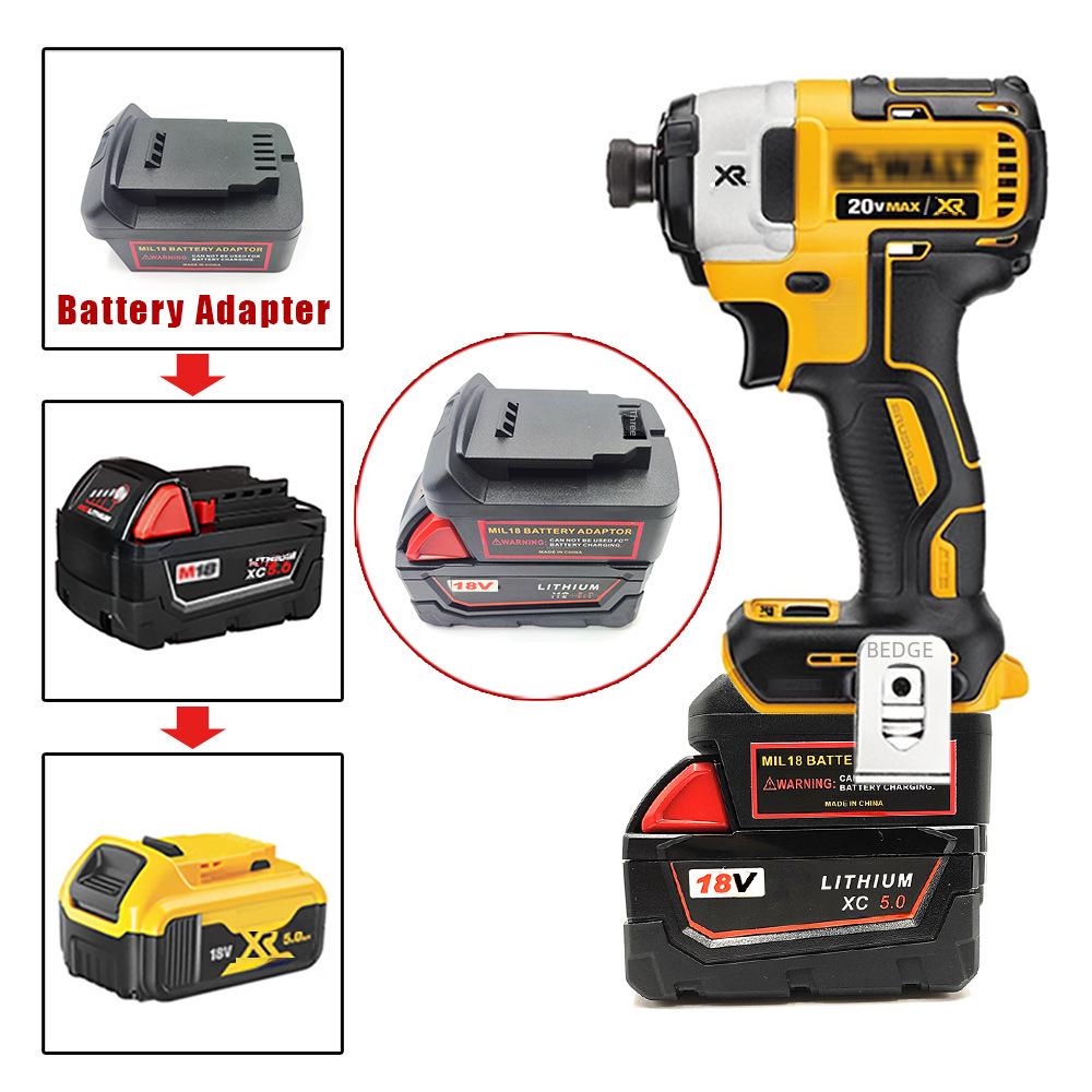 

Адаптер аккумулятора Milwaukee M18 - Dewalt 18 В/20 В