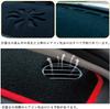 XYHGM Mitsubishi Delica Mini B3 Series Dashboard Models Black Polyester Fiber Interior Accessory with Sun Protective Scratch and Clear Mat/Cover