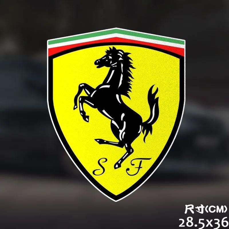 Personalized Reflective Car Body Sticker Racing Decorative Decal For Ferrari F430 Stradale Roma 488 Spider SF90 F80 Competizione JB1