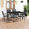 Day and Night - Day and Night 7-piece Steel Garden Dining Set