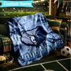 1PC Custom Name Blanket Grizzly Marks Logo Design Flannel blankets Patterns Throw Blanket All-Season Soft Gift for Couch, Bed, Camping, Birthday gifts