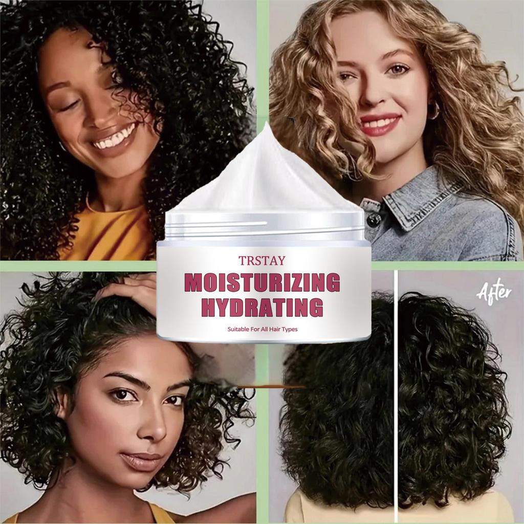 Cremă reparatoare de păr, ulei de păr pentru îngrijirea părului deteriorat, menține părul neted, luxos și sănătos