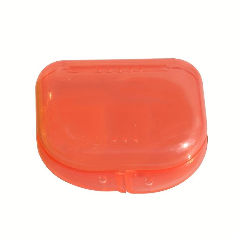 

Premium Clear Denture Case Durable Plastic, Odorless Personal Care Accessory for Travel & Storage красный