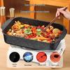 JINMEILI Thickened Carbon Steel Roasting Fish Pan