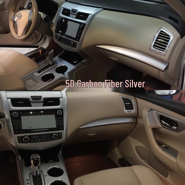 Compatible with 2013-2018 Teana, Carbon Fiber Center Console Gear Decor Sticker.