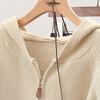 Women's Hooded Raglan Long Sleeve Sweater
