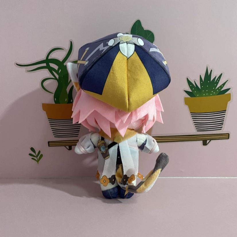 Genshin Impact Diona Cosplay Plush Doll Toy 20cm Anime Character Cute Soft Stuffed Pillow Christmas Thanksgiving Gift