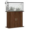 VidaXL Support pour aquarium chêne marron 81x36x73cm bois d'ingénierie 833606