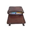 18 In Goat Leather Messenger Bag Office School Laptop Satchel Shoulder Bags