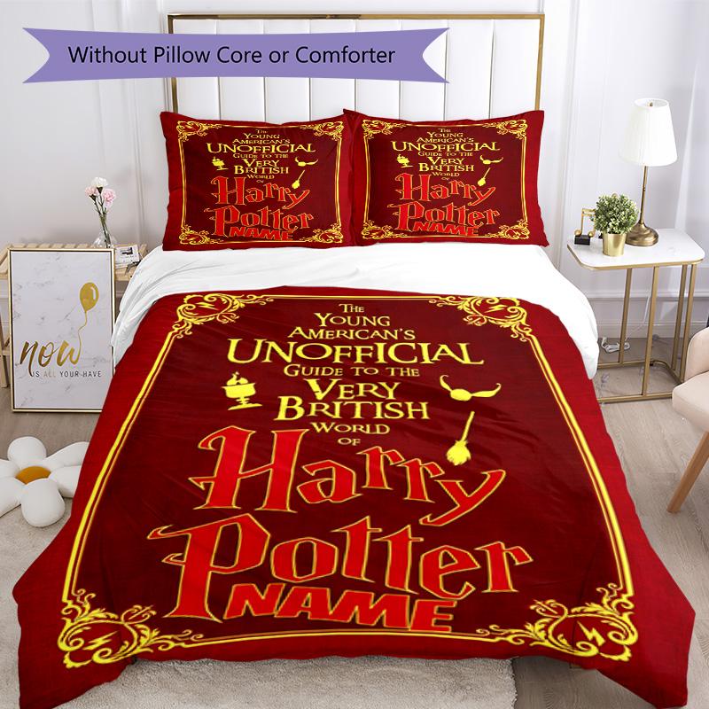 Warner Bros. Works (38) Customize Your Name Bedding Set Breathable Duvet Cover with Pillowcases Home Decoration Birthday Gift